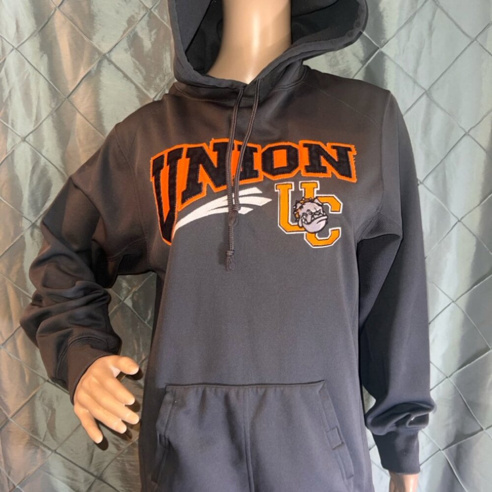 NWoT Union‎ College Bulldogs Grey Hoodie with Logo Men's Small